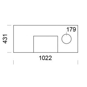 Камин облицовка CENTRIO PL CERAMIC NEGRO (NunnaUuni)
