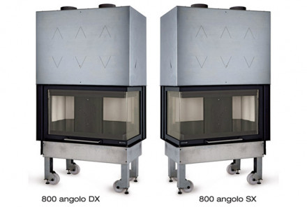 Каминная топка Monoblocco 800 Angolo DX ,SX (La Nordica)