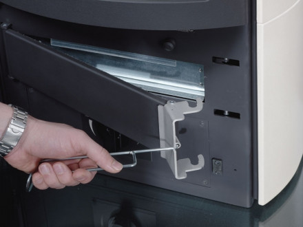 Печь 44-5.1 GT ECOplus, creme-weib 118, черная рамка (Hark)