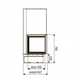 Каминная топка XP0120 LG (Axis)