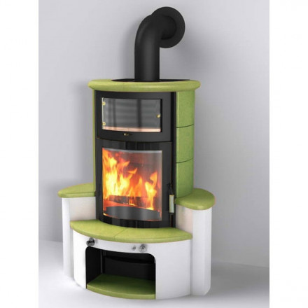 Печь 63 GT ECOplus, limone 630, черная рамка (Hark)