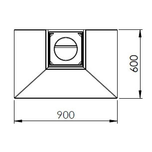 Печь-камин Sandra, пристенный, черный (Traforart)