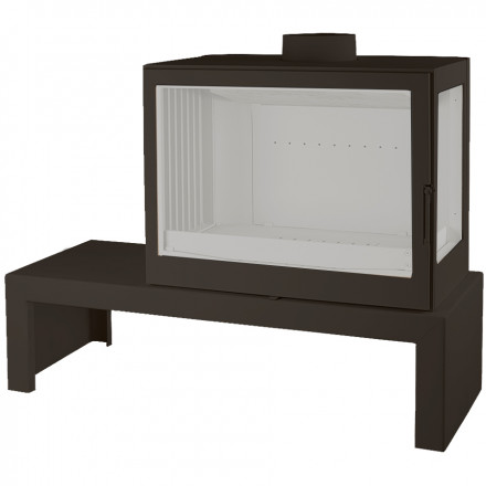 Печь LCI 7 GFR Table, стекло справа (Liseo Castiron)