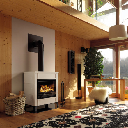 Печь камин ELSA, Ceramica beige (Palazzetti)