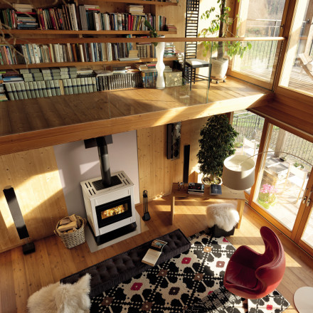 Печь камин ELSA, Ceramica beige (Palazzetti)