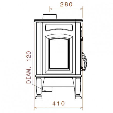 Печь LCI Premium (Liseo Castiron)