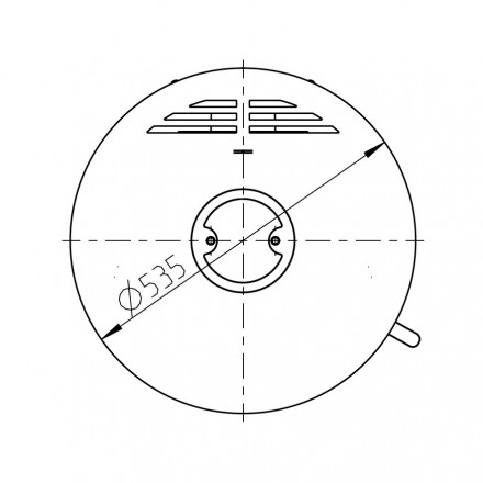 Печь ZARAGOZA PLUS, чёрная (Thorma)