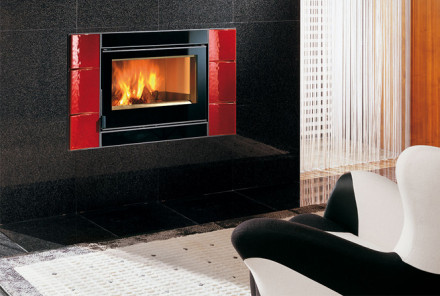 Каминная топка  Inserto 80 Crystal evo Ventilato (La Nordica)