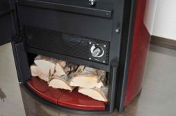 Печь 98 ECOplus, stone 252, черная рамка (Hark)