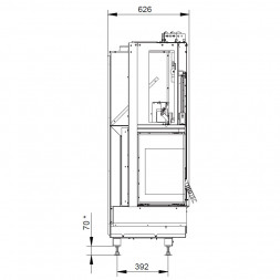 Каминная топка ECOMONOBLOCCO WT 78L N12 (Palazzetti)