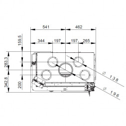 Каминная топка ECOMONOBLOCCO WT 78L N12 (Palazzetti)