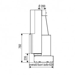 Каминная топка XP0080 SF BG1 (Axis)