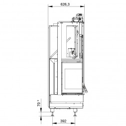 Каминная топка ECOMONOBLOCCO WT 78L V12ET (Palazzetti)