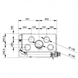 Каминная топка ECOMONOBLOCCO WT 78L V12ET (Palazzetti)