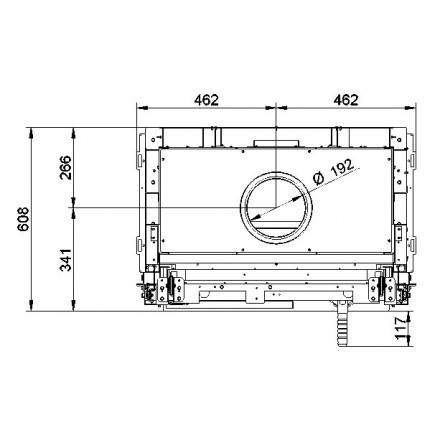 Каминная топка  ECOMONOBLOCCO WT 78F N12 (Palazzetti)