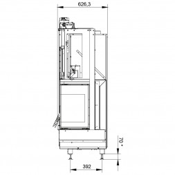 Каминная топка ECOMONOBLOCCO WT 78R V12ET (Palazzetti)