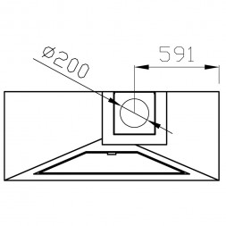 Печь-камин Madrid, вертикальная труба справа, черный (Traforart)