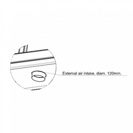 Печь LCI 9 GDF Stove, двусторонняя (Liseo Castiron)