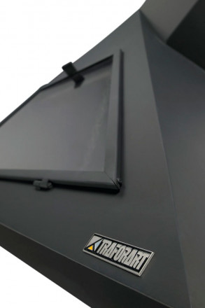 Печь-камин Madrid, наклонная труба влево, черный (Traforart)