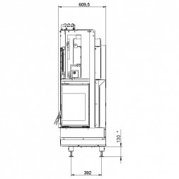 Каминная топка ECOMONOBLOCCO WT 86R N13 (Palazzetti)