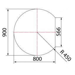 Предтопочный лист VPL011-INBA, 800х900, зеркальный (Вулкан)