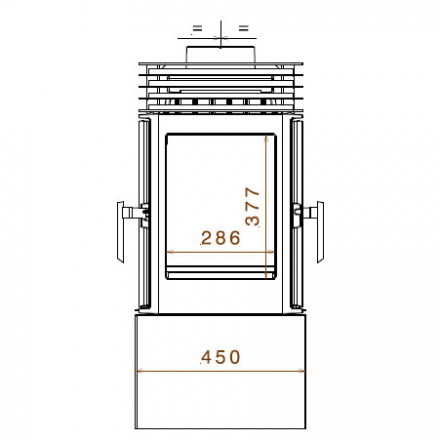 Печь LCI 9 G4 Stove (Liseo Castiron)