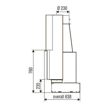 Каминная топка XP0120 SF BG1 (Axis)
