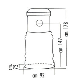 Печь Viennese accumulo, white matt craquele (Sergio Leoni)