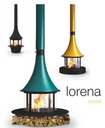 Печь-камин Lorena, центральный, RAL (Traforart)