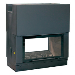 Каминная топка H 1200 double face WS Black BN1 (Axis)