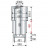 Каминная топка H 1600 double face WS Black (Axis)