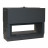 Каминная топка H 1600 double face WS Black BN2 (Axis)