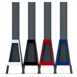 Печь-камин Toscana, черный, RAL (Traforart)