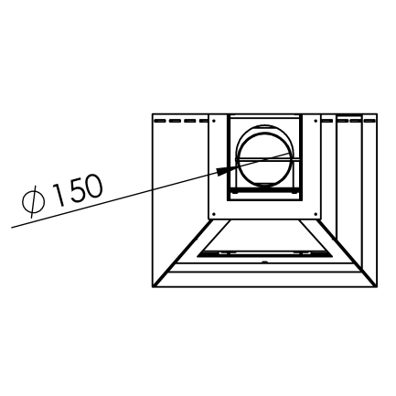 Печь-камин Toscana, черный, RAL (Traforart)