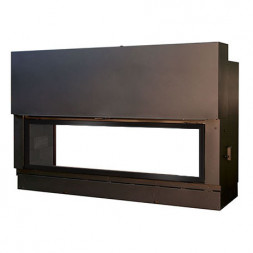 Каминная топка H 1600 double face XXL WS Black BN2 (Axis)