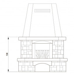 Камин облицовка San Candido (Palazzetti)
