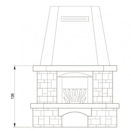Камин облицовка San Candido (Palazzetti)