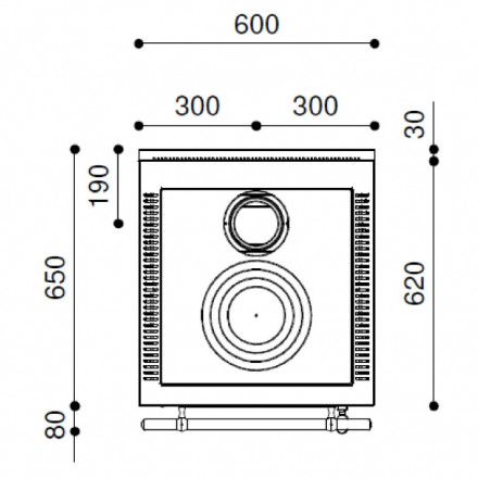 Печь камин Country 60L (J. Corradi)