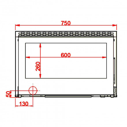 Каминная топка Insert 750 (Axis)
