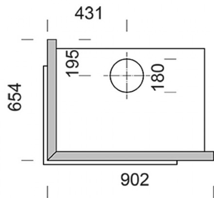 Камин Deko 5 LC, угловой левый (NunnaUuni)