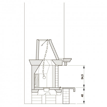 Камин облицовка Cervinia (Palazzetti)
