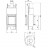 Каминная топка Ecomonoblocco 45 bifacciale (Palazzetti)