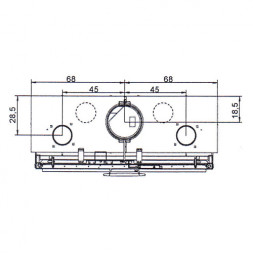 Каминная топка ECOMONOBLOCCO S25:9 FRONTAL (Palazzetti)