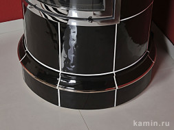 Печь камин Bella Noche 2 ECOplus, schwarz-gl (Hark)