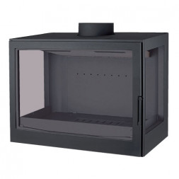 Каминная топка LCI 007 GFLR Flat top, два боковых стекла (Liseo Castiron)