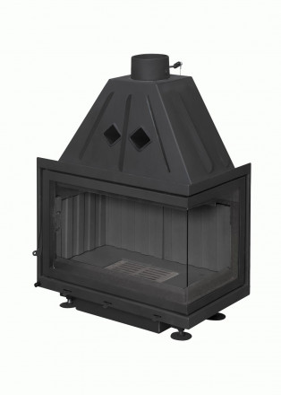Каминная топка Альфа 700RB правая (ЭкоКамин)
