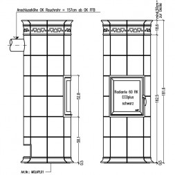 Печь камин Bella Rosa 4 Viva ECOplus, creme-wei, рамка хром(Hark)