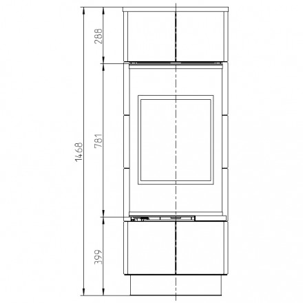 Печь ATIKA PLUS CERAMIC, чёрный (Thorma)