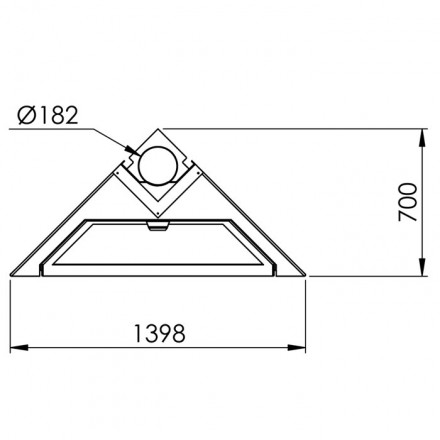 Печь-камин Foxi, пристенный, подвесной, черный (Traforart)