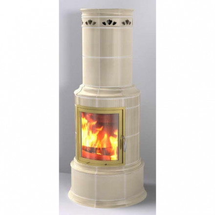 Печь камин Bella Rosa Klassik 2 ECOplus, bahama, рамка золото (Hark)
